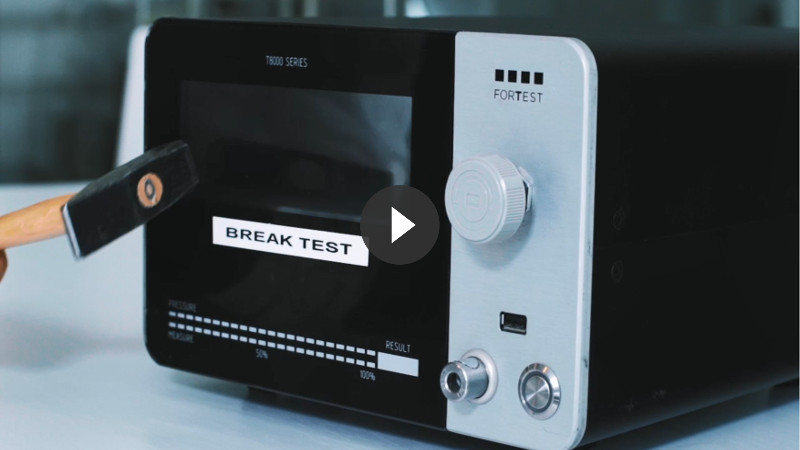 Break test frontal panel ForTest